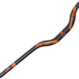 Spank Spike 800 Vibrocore Handlebar - 31.8mm Clamp, 800mm, 50mm Rise, Black/Orange