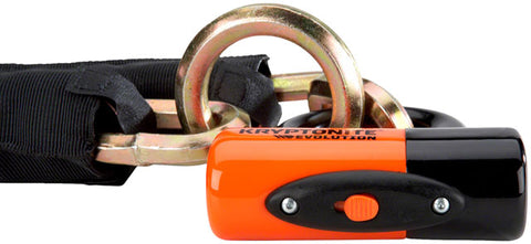 Kryptonite New York Cinch Ring Chain 1213 and Evolution Disc Lock: 4.25' (130cm)