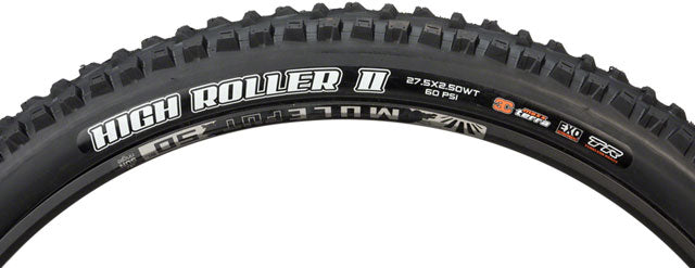 Maxxis High Roller II Tire - 27.5 x 2.5, Tubeless, Folding, Black, 3C Maxx Terra, EXO, Wide Trail