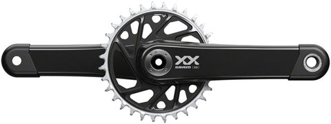 SRAM XX Eagle T-Type Wide Crankset - 165mm, 12-Speed, 32t Chainring, Direct Mount, 2-Guards, DUB Spindle Interface, Black