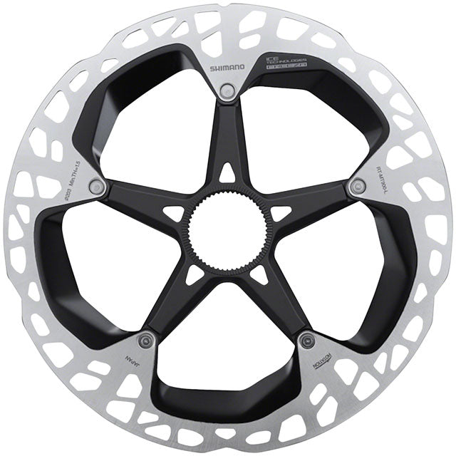 Shimano XTR RT-MT900-L Disc Brake Rotor - 203mm, Center Lock, Silver/Black