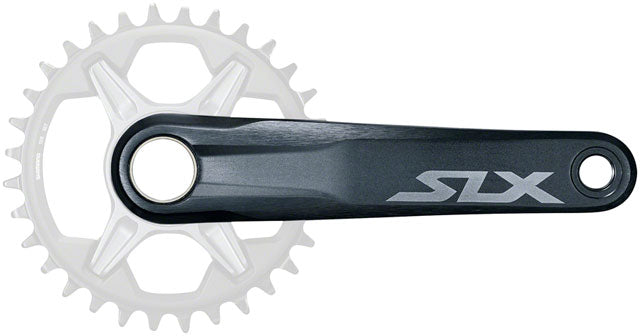 Shimano SLX FC-M7130-1 Crankset - 175mm, 12-Speed, Direct Mount, Hollowtech II, Black