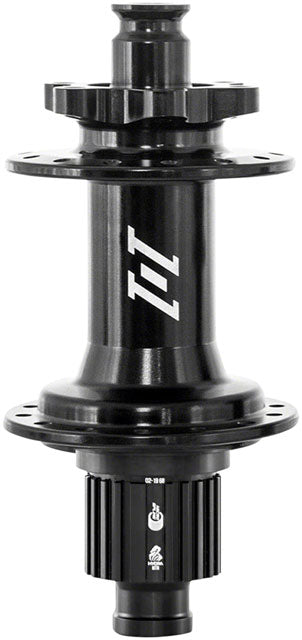 Industry Nine 1/1 Classic Rear Hub - 12 x 148mm, 6-Bolt, Micro Spline, Black, 28H