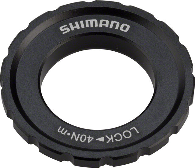 Shimano XT M8010 Outer Serration Centerlock Disc Rotor Lockring, for use with 12/15/20mm Axle Hubs