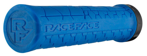 RaceFace Getta Grips - Blue, Lock-On, 33mm